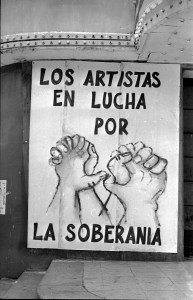Silvano Lora. Los artistas en llucha